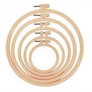 Promotion Clearance 10-28cm Imitation Bamboo Frame Embroidery Hoop Ring DIY Needlecraft Cross Stitch Machine Round Loop Handcraft Sewing Tool,6 Sizes
